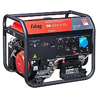 Бензиновый генератор FUBAG BS 9000 A ES в супертихом зимнем кожухе 1400SS RAL 7024