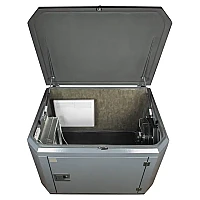 Бензиновый генератор FUBAG BS 14000 A ES в тихом зимнем кожухе 1600 RAL 7024