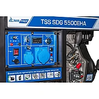 Дизельный генератор TSS SDG 5500EHA