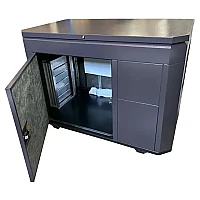 Бензиновый генератор FUBAG BS 19000 A ES в тихом зимнем кожухе 1600 RAL 8019