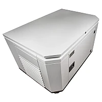 Бензиновый генератор FUBAG BS 7500 A ES DUPLEX в тихом зимнем кожухе 1200 RAL 7035