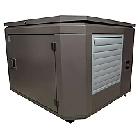 Бензиновый генератор FUBAG BS 9000 A ES в тихом зимнем кожухе 1200 RAL 8019